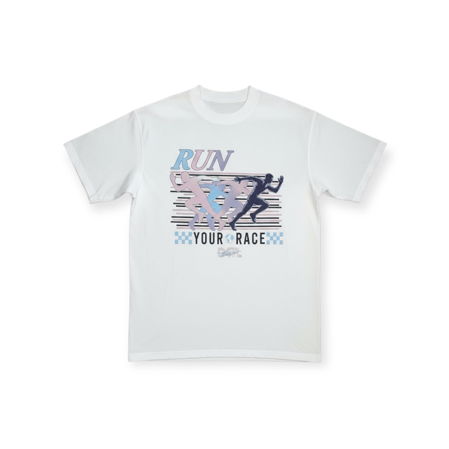 RUN YOUR RACE TEE WHITE