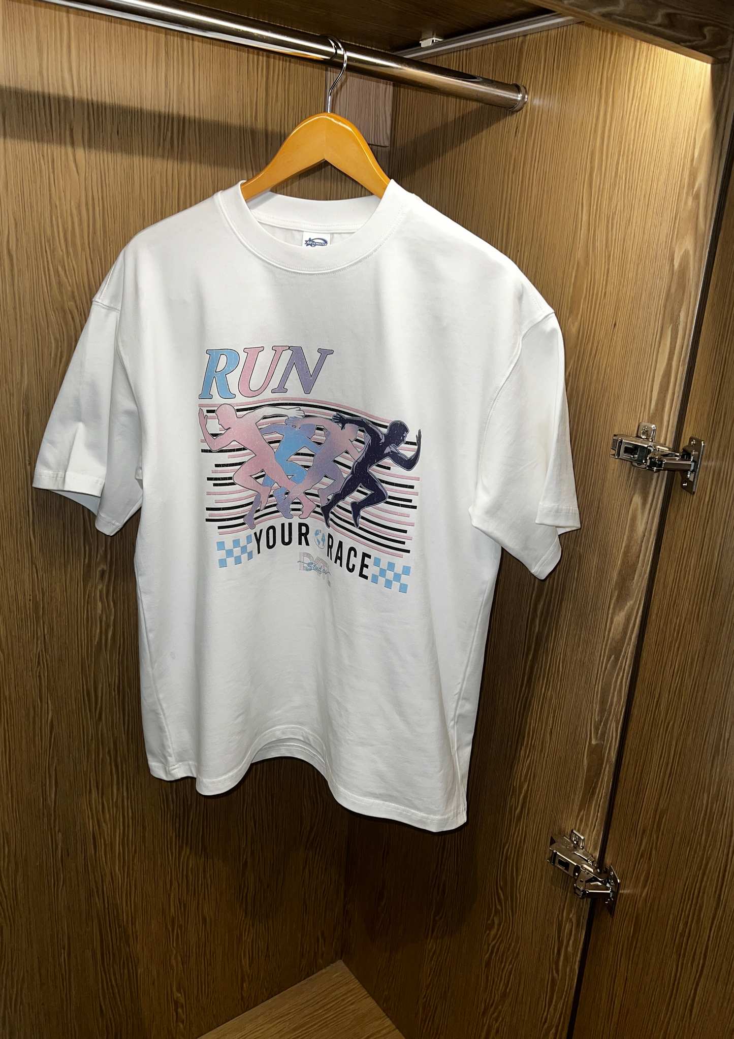RUN YOUR RACE TEE WHITE
