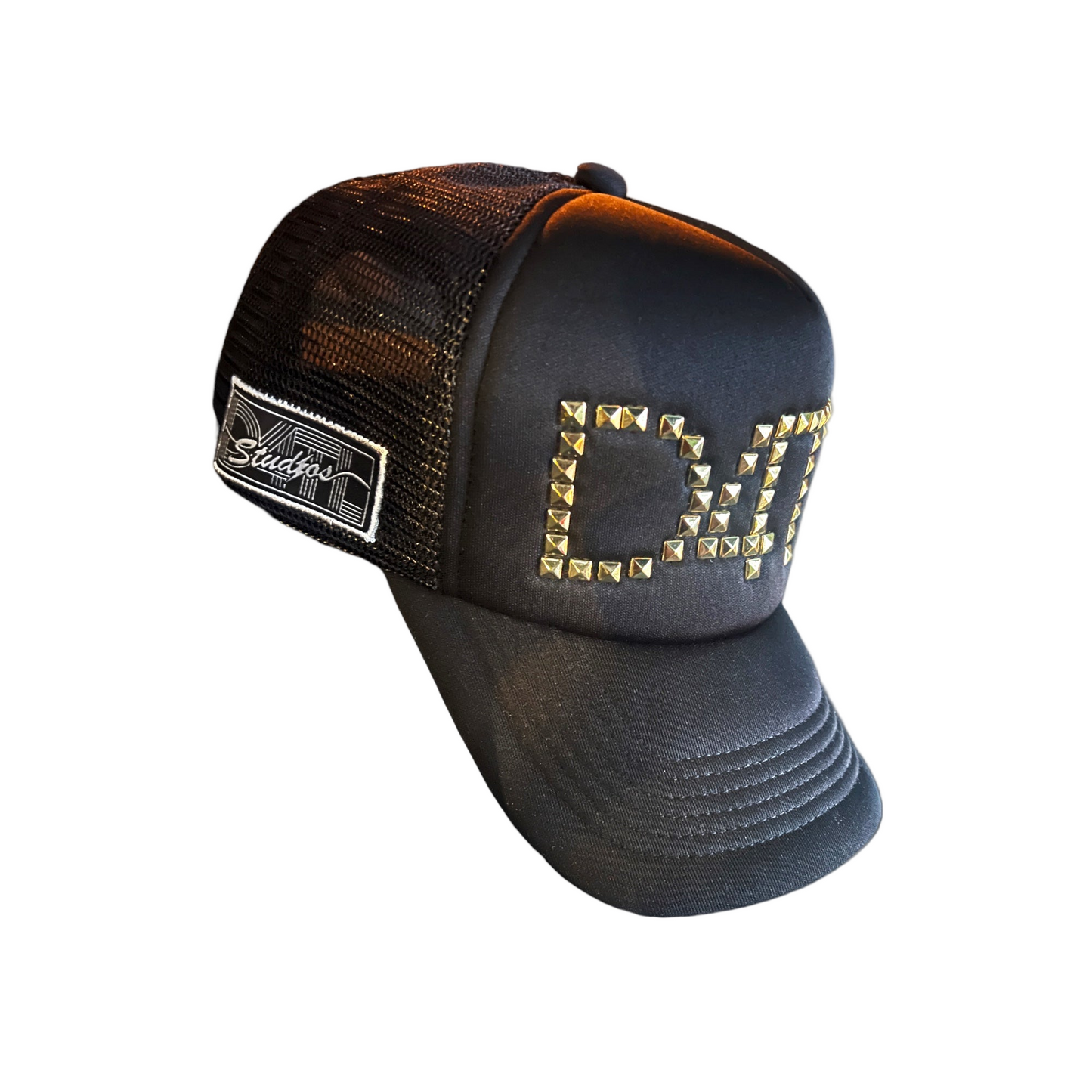 ROCKSTUD TRUCKER CAP - BLACK