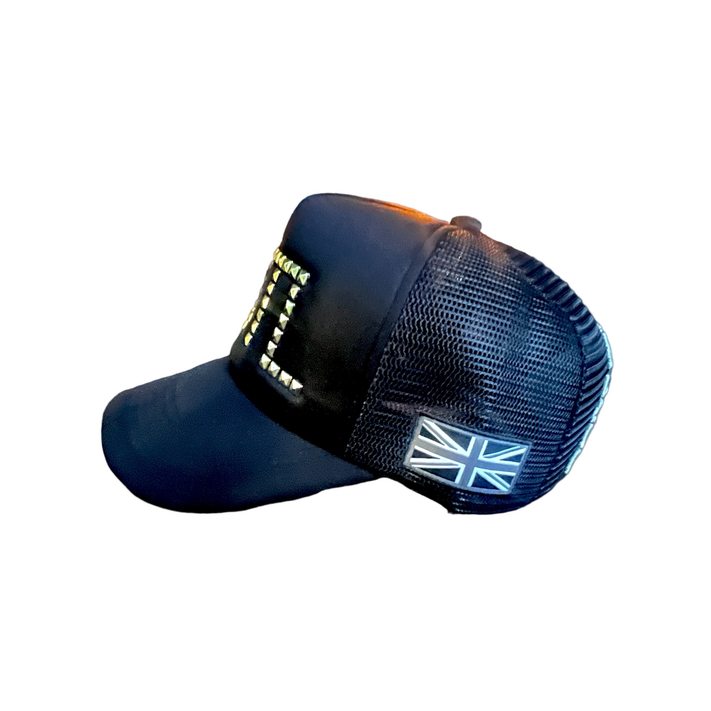 ROCKSTUD TRUCKER CAP - BLACK